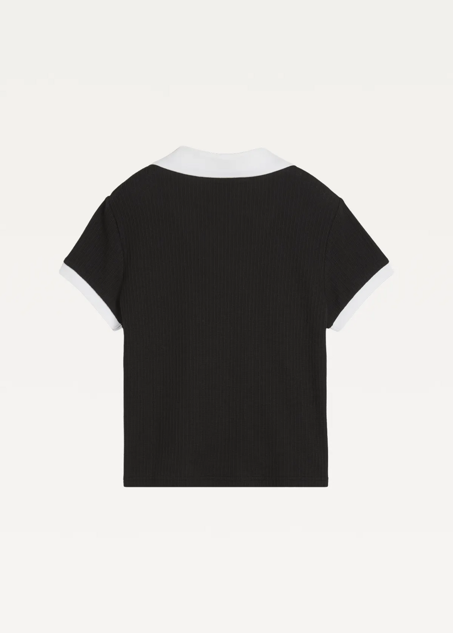 Поло жіноче PUMA WARDROBE ESS Polo чорного кольору