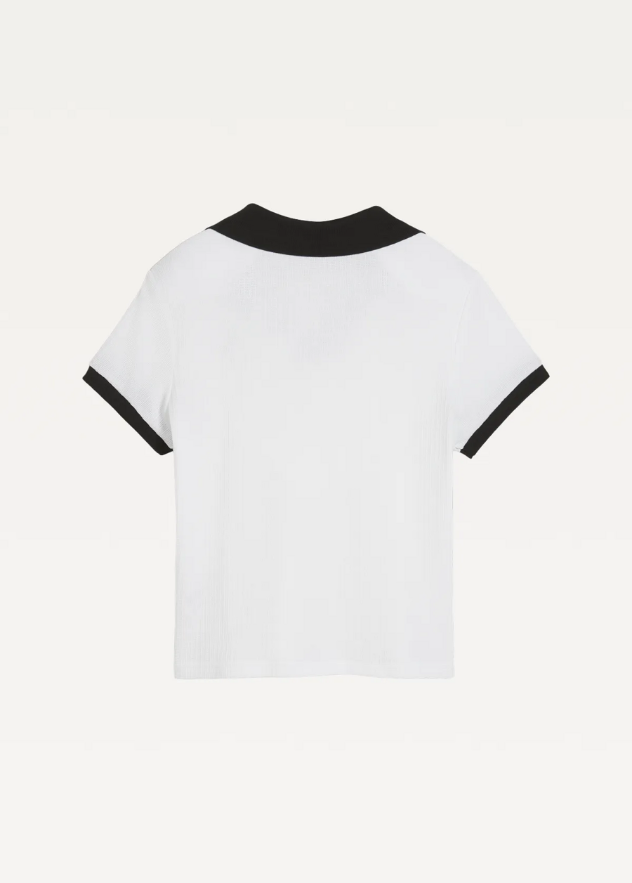 Поло жіноче PUMA WARDROBE ESS Polo білого кольору