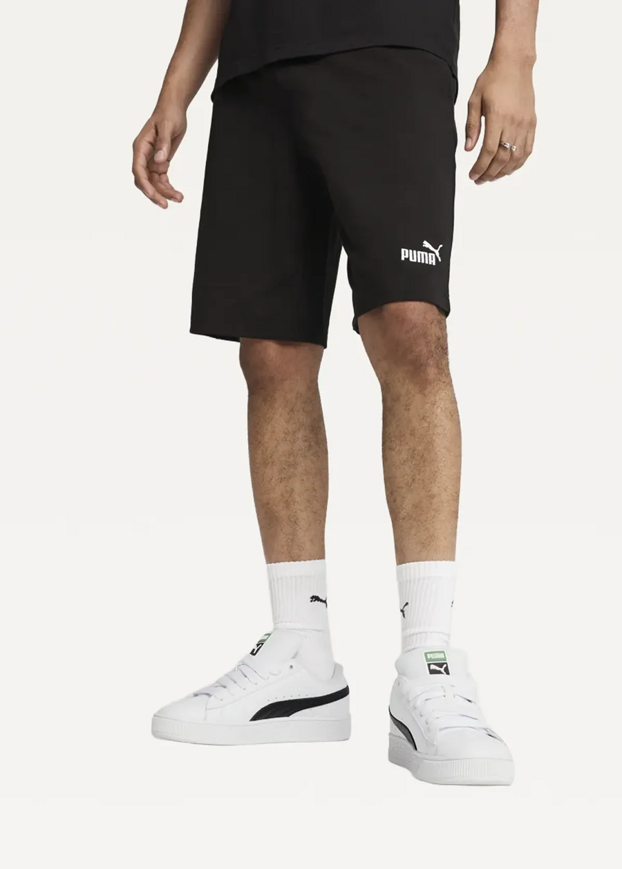 Спортивні шорти чоловічі PUMA ESS No. 1 Logo Jersey Shorts чорного кольору