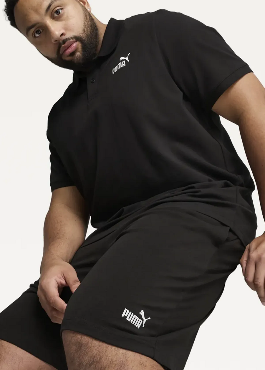 Спортивні шорти чоловічі PUMA ESS No. 1 Logo Jersey Shorts чорного кольору