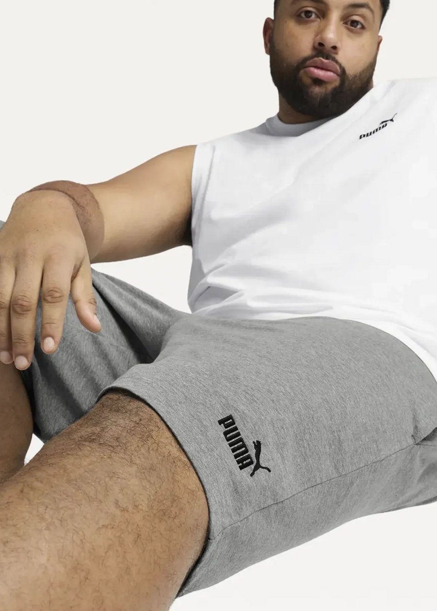 Спортивні шорти чоловічі PUMA ESS No. 1 Logo Jersey Shorts Medium Gray Heather