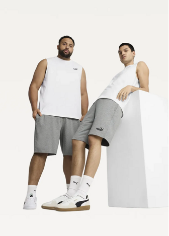 Спортивні шорти чоловічі PUMA ESS No. 1 Logo Jersey Shorts Medium Gray Heather