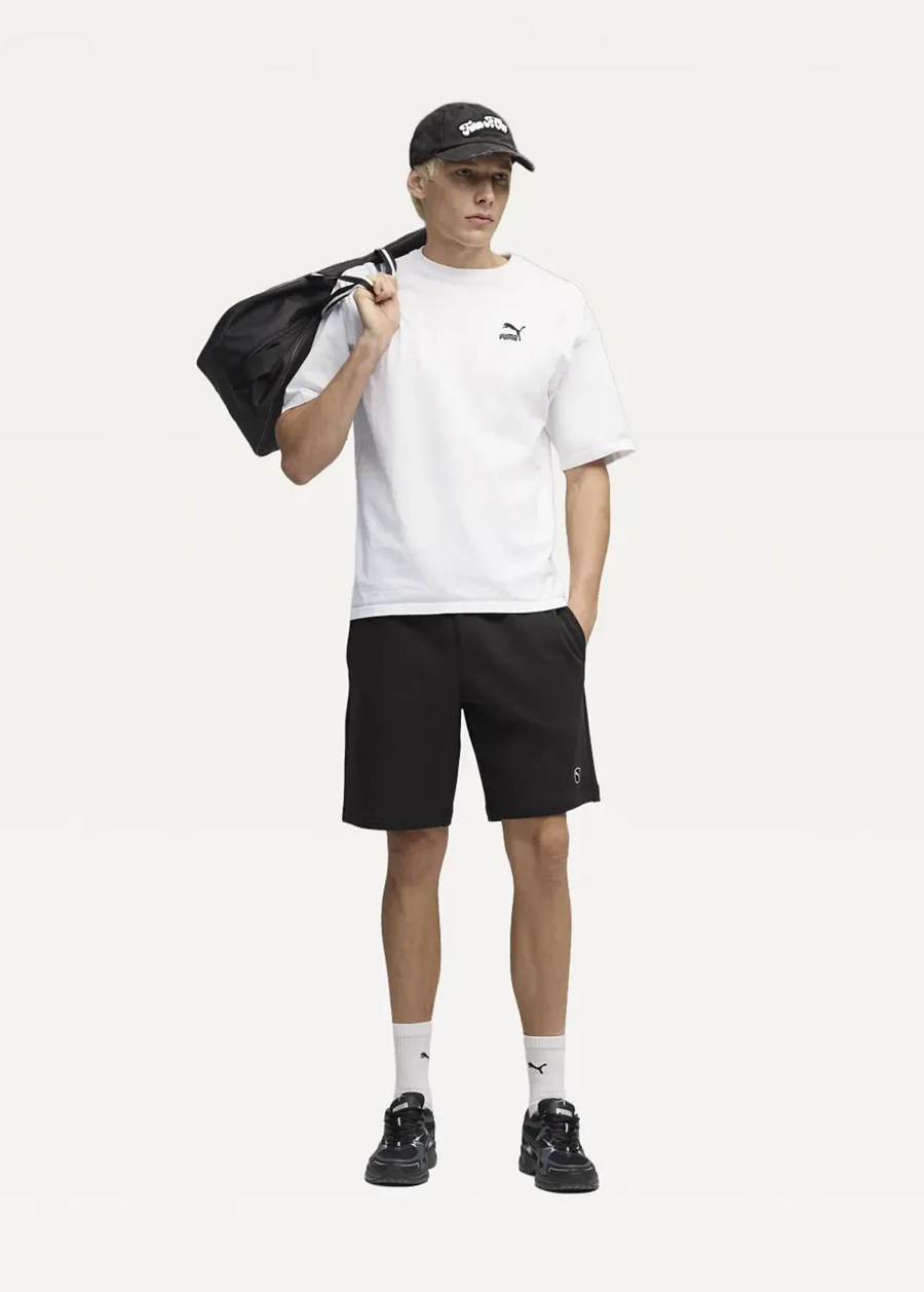 Спортивні шорти чоловічі PUMA ESS ELEVATED Shorts чорного кольору