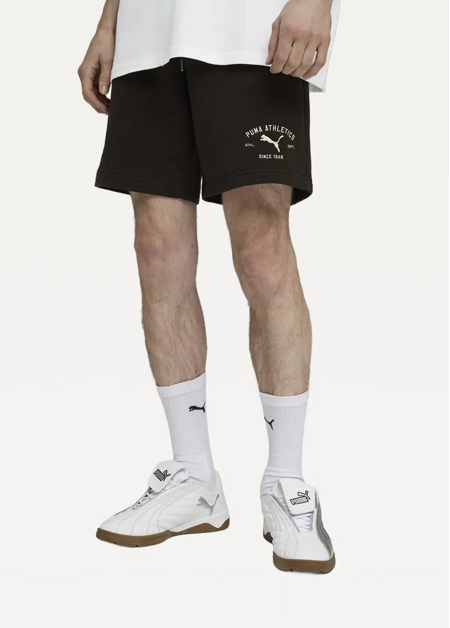 Спортивні шорти чоловічі PUMA CLASS Graphic Shorts чорного кольору