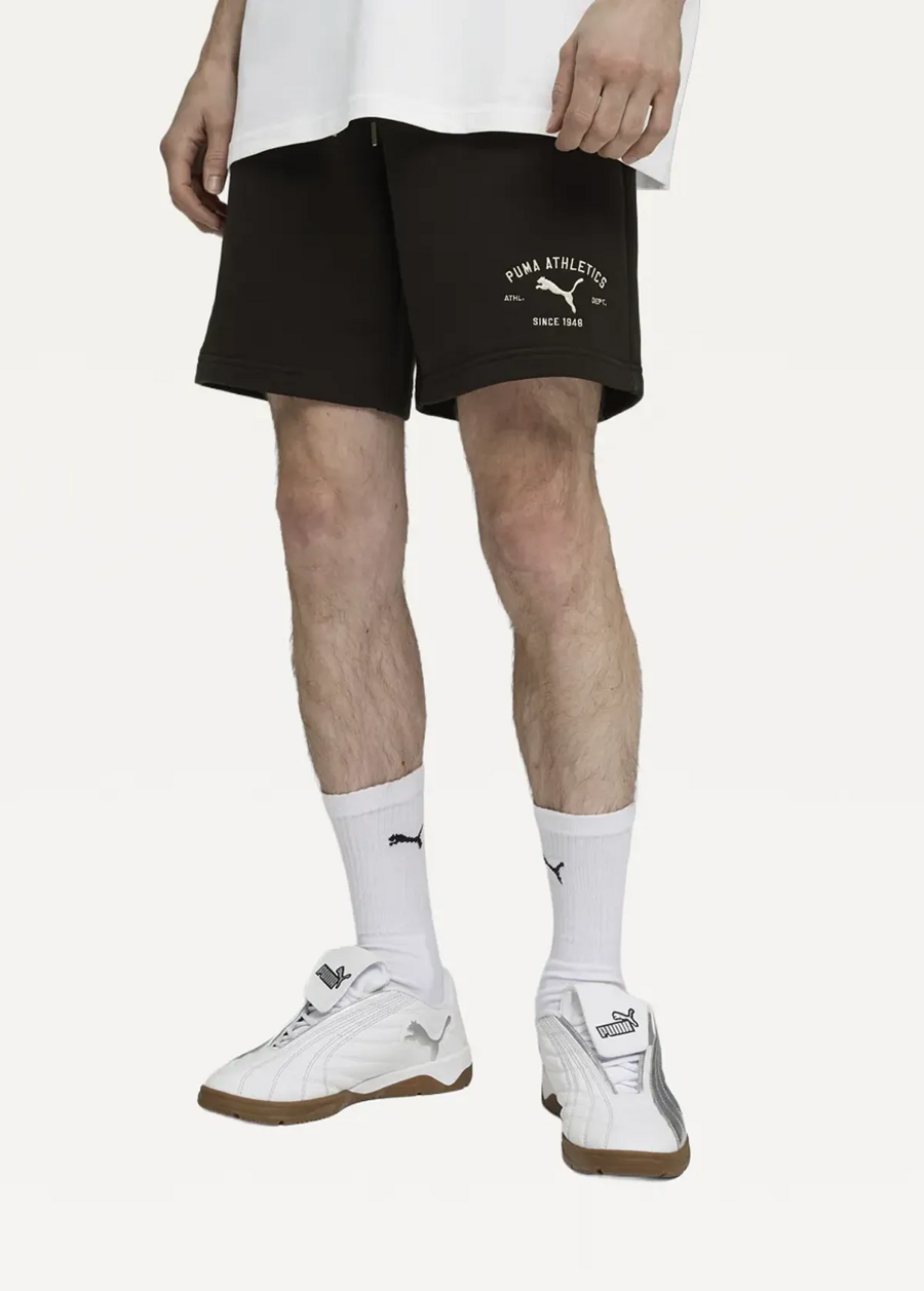 Спортивні шорти чоловічі PUMA CLASS Graphic Shorts чорного кольору