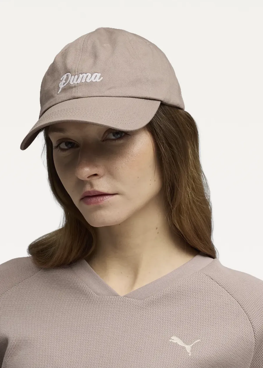 Кепка мужская PUMA ESS SCRIPT Dad Cap Sandstone