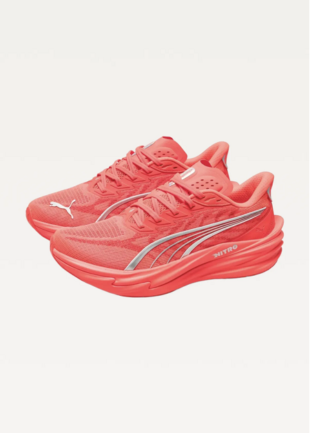 Кросівки жіночі PUMA Deviate NITRO 4 Wns Ultra Red-PUMA Silver