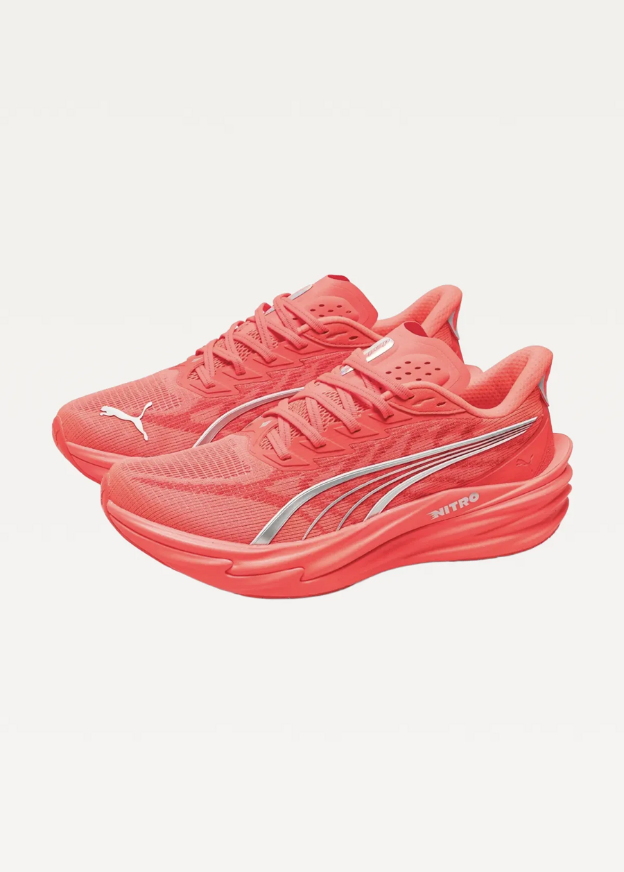 Кроссовки женские PUMA Deviate NITRO 4 Wns Ultra Red-PUMA Silver