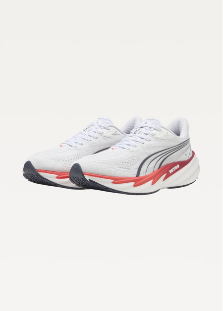 Кросівки чоловічі PUMA Velocity NITRO 5 PUMA White-Ultra Red