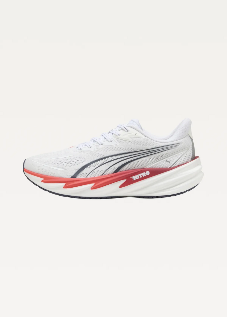 Кросівки чоловічі PUMA Velocity NITRO 5 PUMA White-Ultra Red