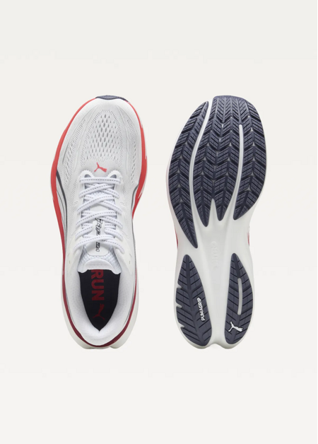 Кросівки чоловічі PUMA Velocity NITRO 5 PUMA White-Ultra Red