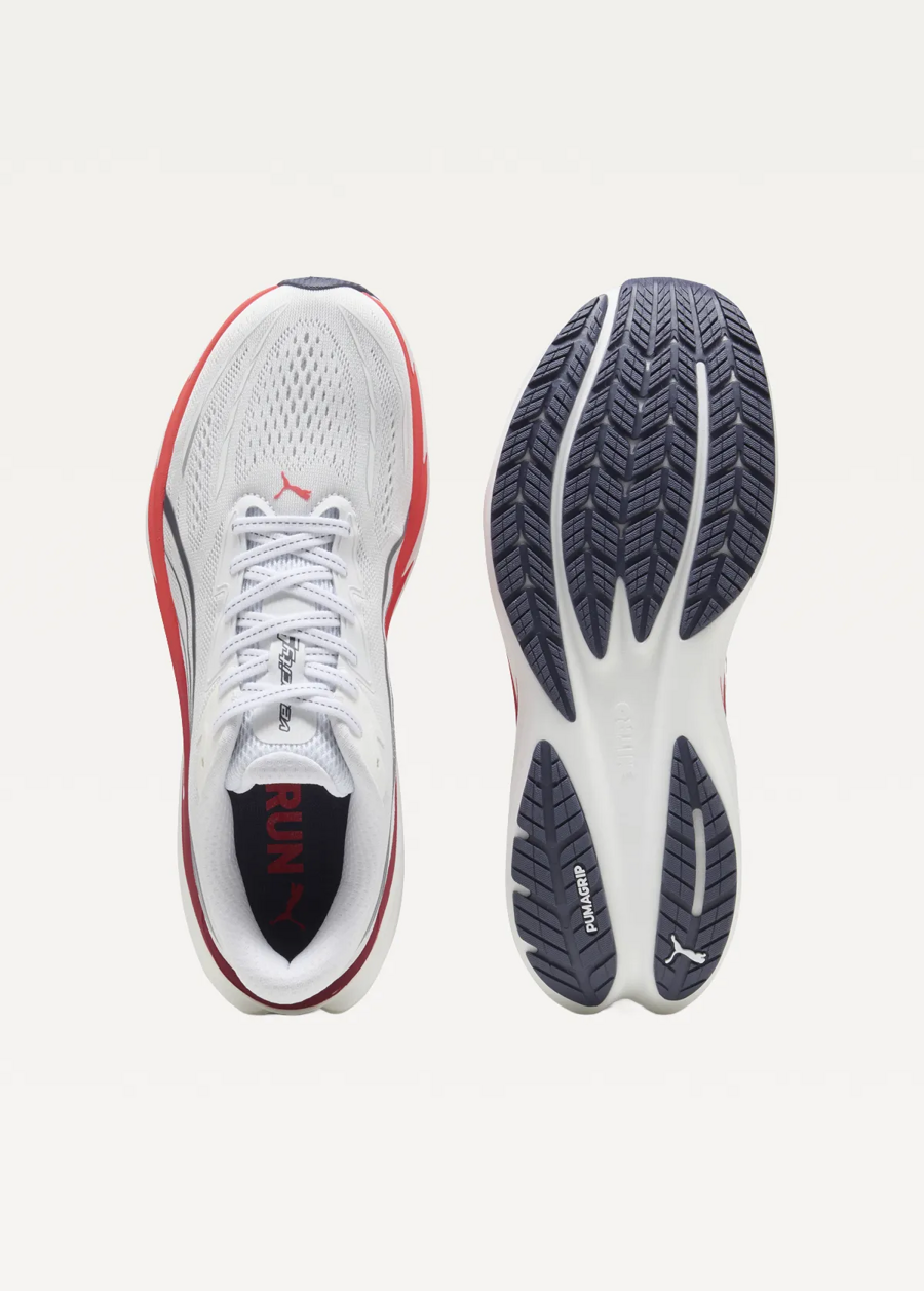 Кросівки чоловічі PUMA Velocity NITRO 5 PUMA White-Ultra Red
