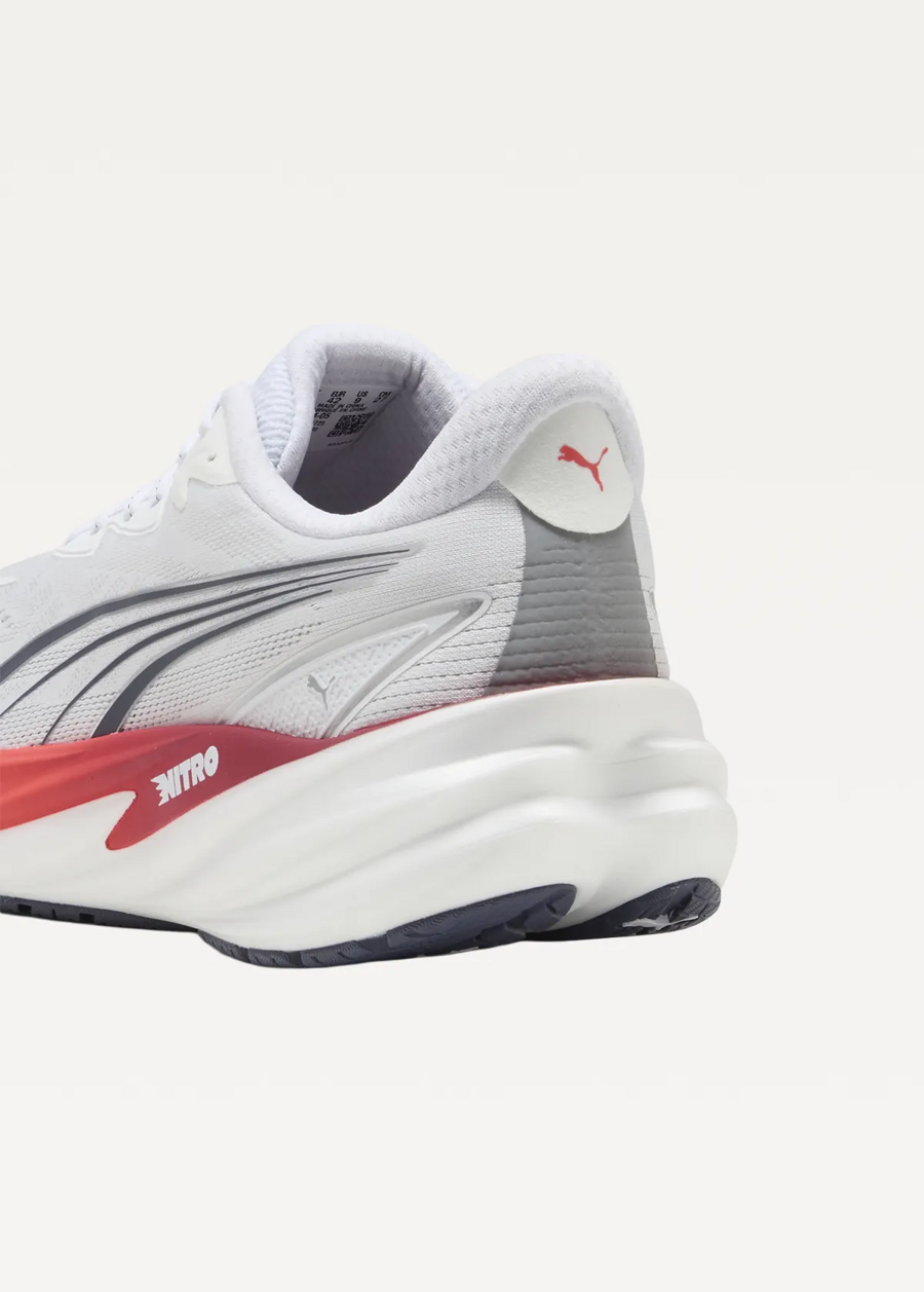 Кросівки чоловічі PUMA Velocity NITRO 5 PUMA White-Ultra Red