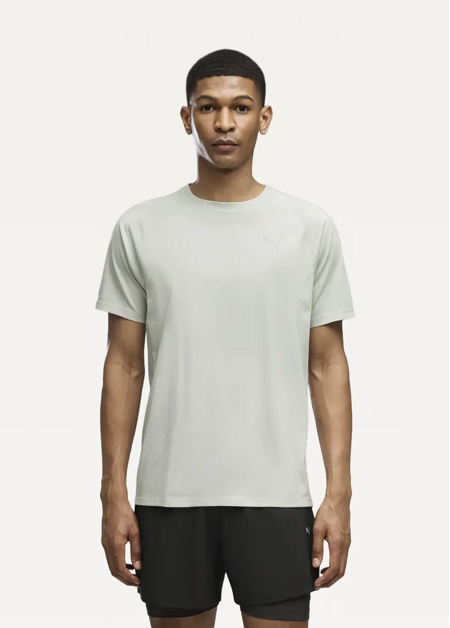 Футболка чоловіча PUMA RUN VELOCITY TEE TRI-BLEND Creme De Mint Heather