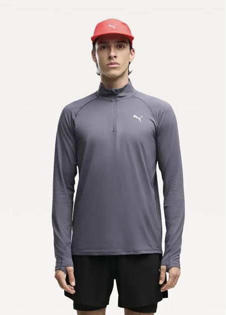 Лонгслів чоловічий PUMA RUN VELOTY CLDSPN 1/4 ZIP M Inky Depths