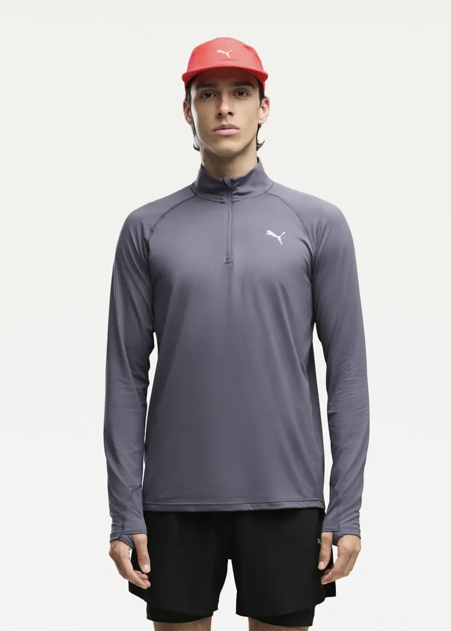 Лонгслів чоловічий PUMA RUN VELOTY CLDSPN 1/4 ZIP M Inky Depths