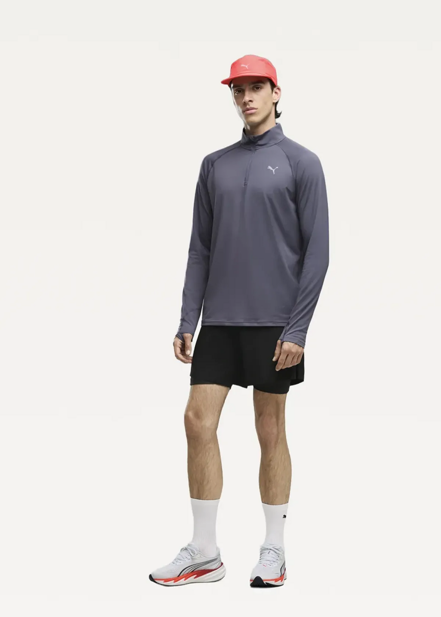 Лонгслів чоловічий PUMA RUN VELOTY CLDSPN 1/4 ZIP M Inky Depths