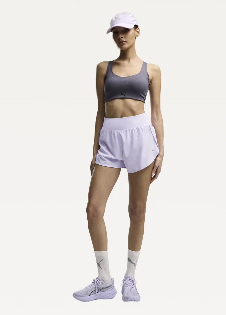 Спортивні шорти жіночі PUMA W DREAMRUN 3' DryCELL Short Light Lavender