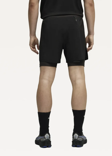 Спортивні шорти чоловічі PUMA M DREAMRUN 2in1 5 DryC Short чорного кольору