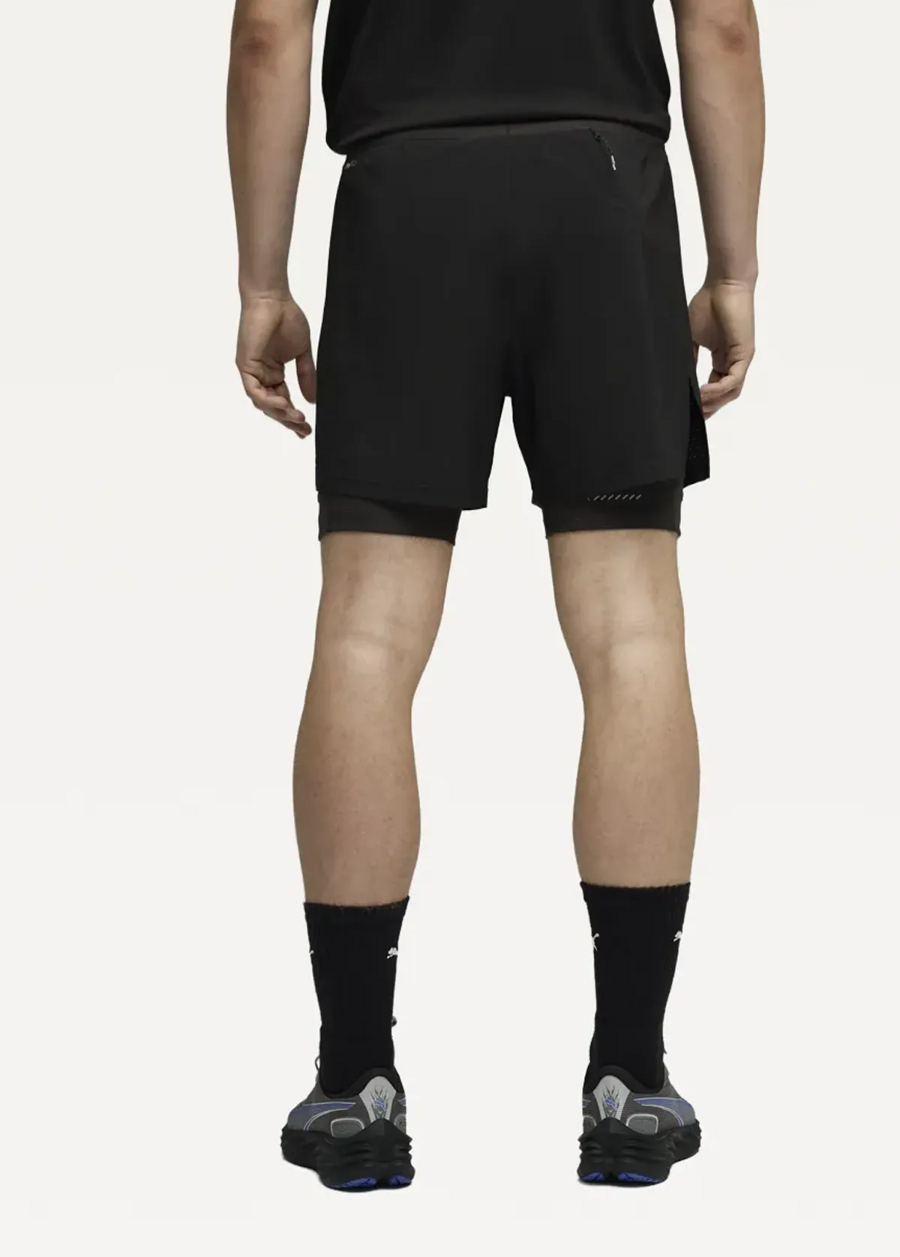 Спортивні шорти чоловічі PUMA M DREAMRUN 2in1 5 DryC Short чорного кольору
