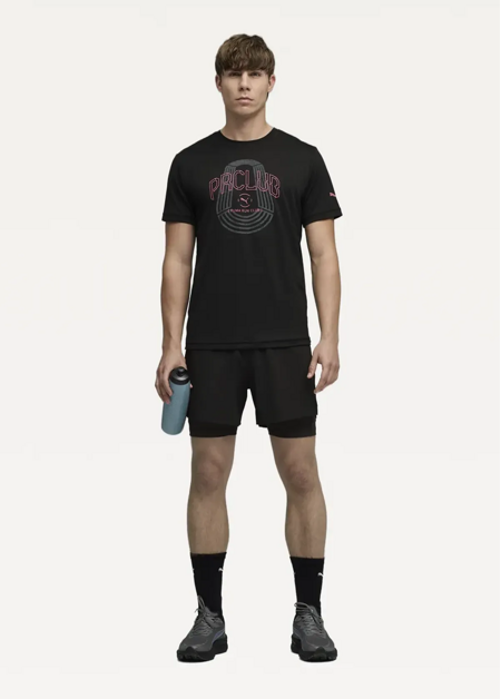Спортивні шорти чоловічі PUMA M DREAMRUN 2in1 5 DryC Short чорного кольору