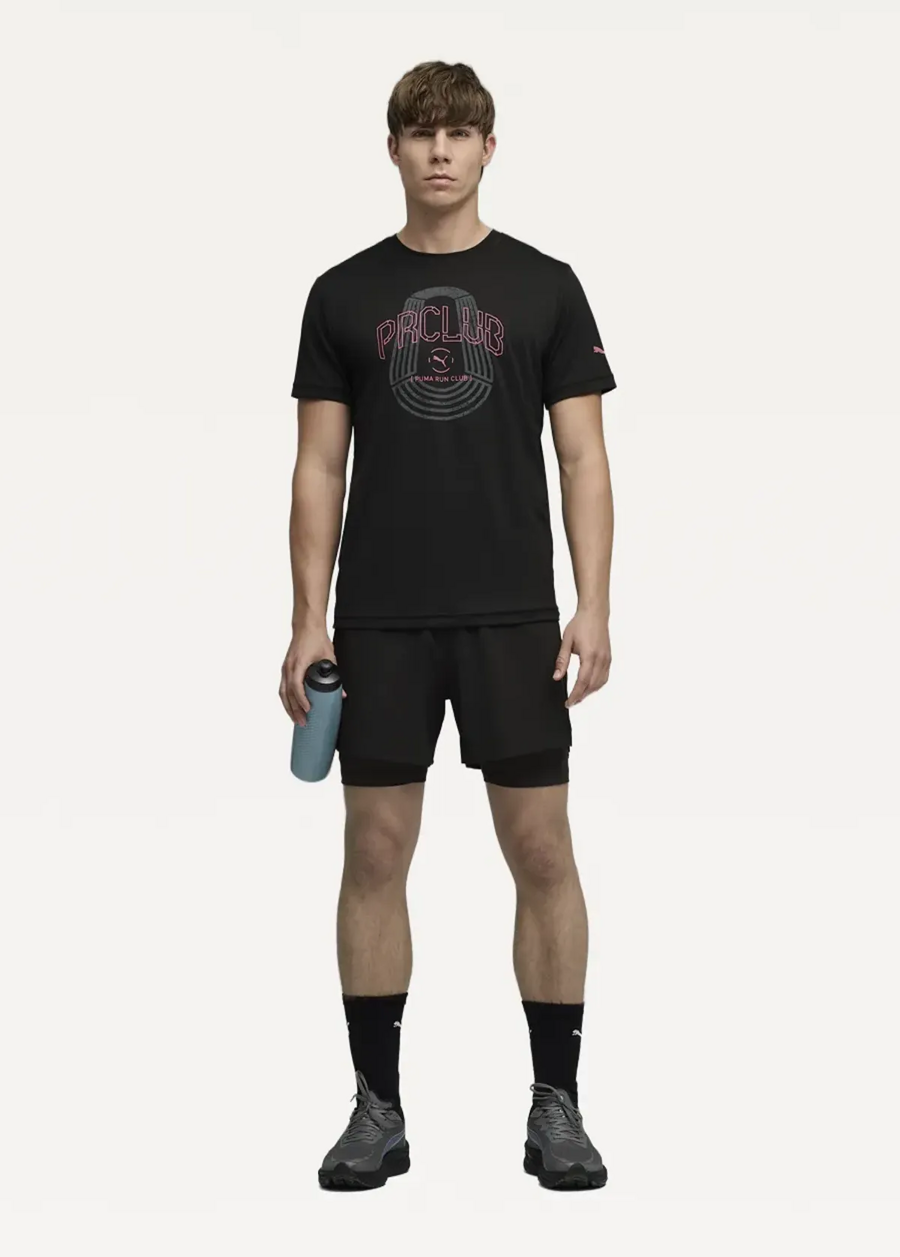 Спортивні шорти чоловічі PUMA M DREAMRUN 2in1 5 DryC Short чорного кольору