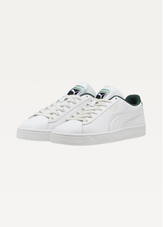 Кроссовки мужские PUMA Suede PUMA White-Dark Green