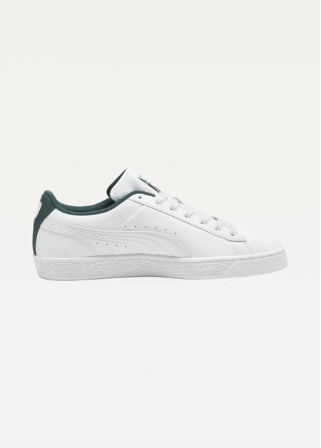 Кросівки чоловічі PUMA Suede PUMA White-Dark Green