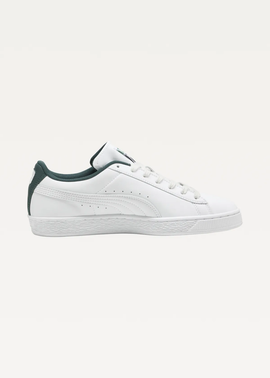 Кроссовки мужские PUMA Suede PUMA White-Dark Green