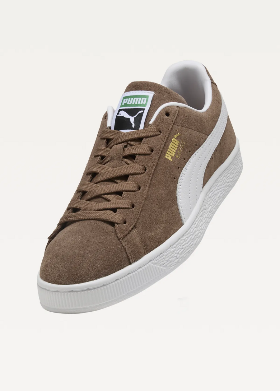 Кросівки PUMA Suede Classic Unisex Haute Coffee-PUMA White