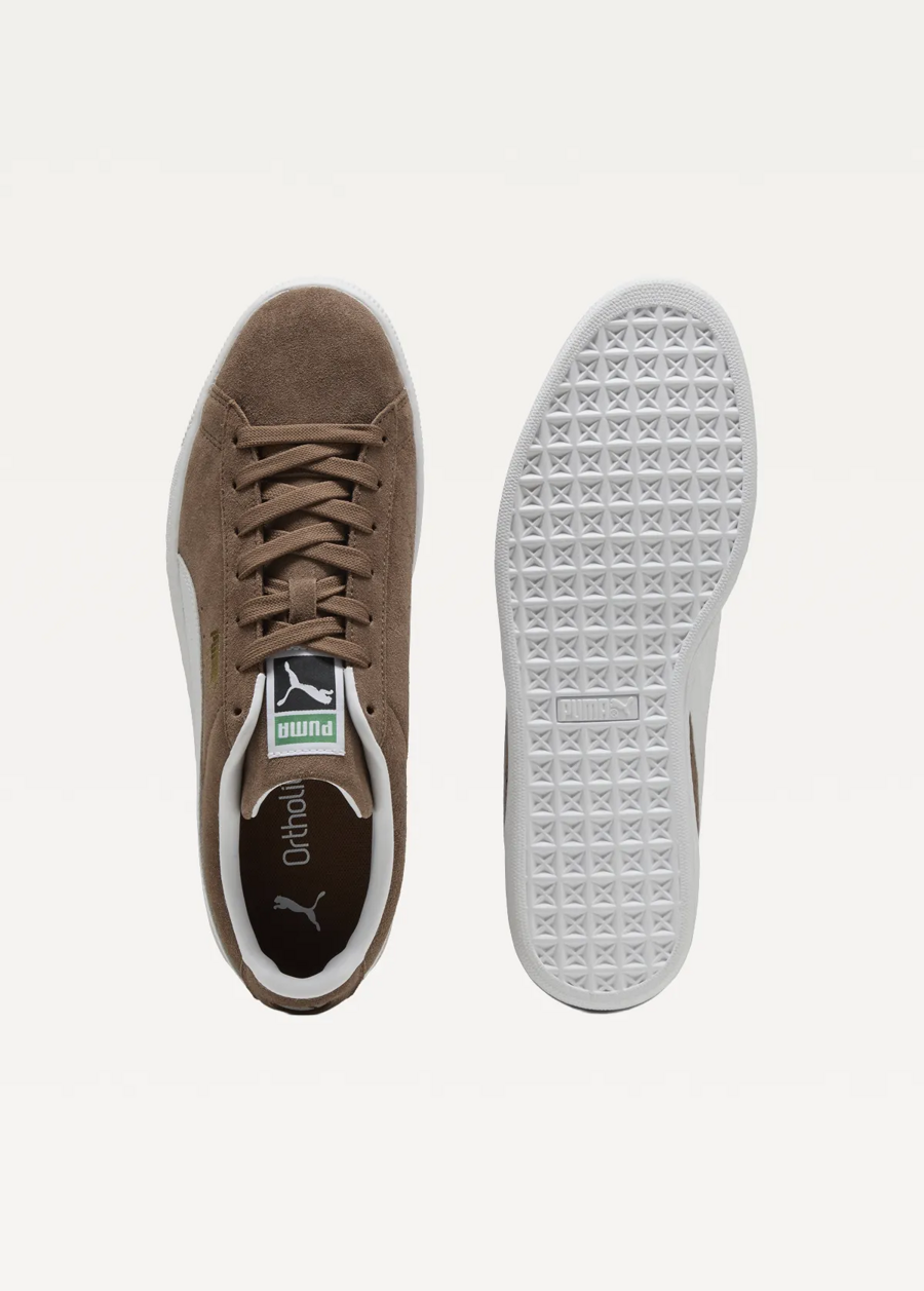 Кросівки PUMA Suede Classic Unisex Haute Coffee-PUMA White