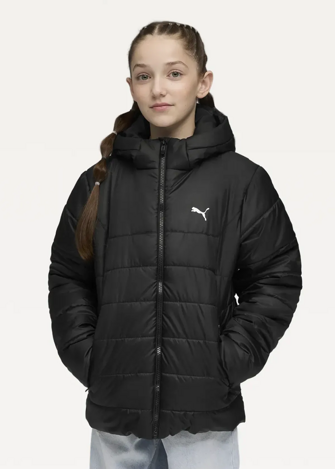 Куртка детская PUMA ESS Hooded Unisex Padded Jacket черного цвета