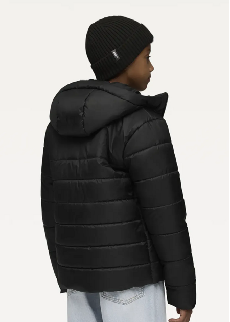 Куртка дитяча PUMA ESS Hooded Unisex Padded Jacket чорного кольору