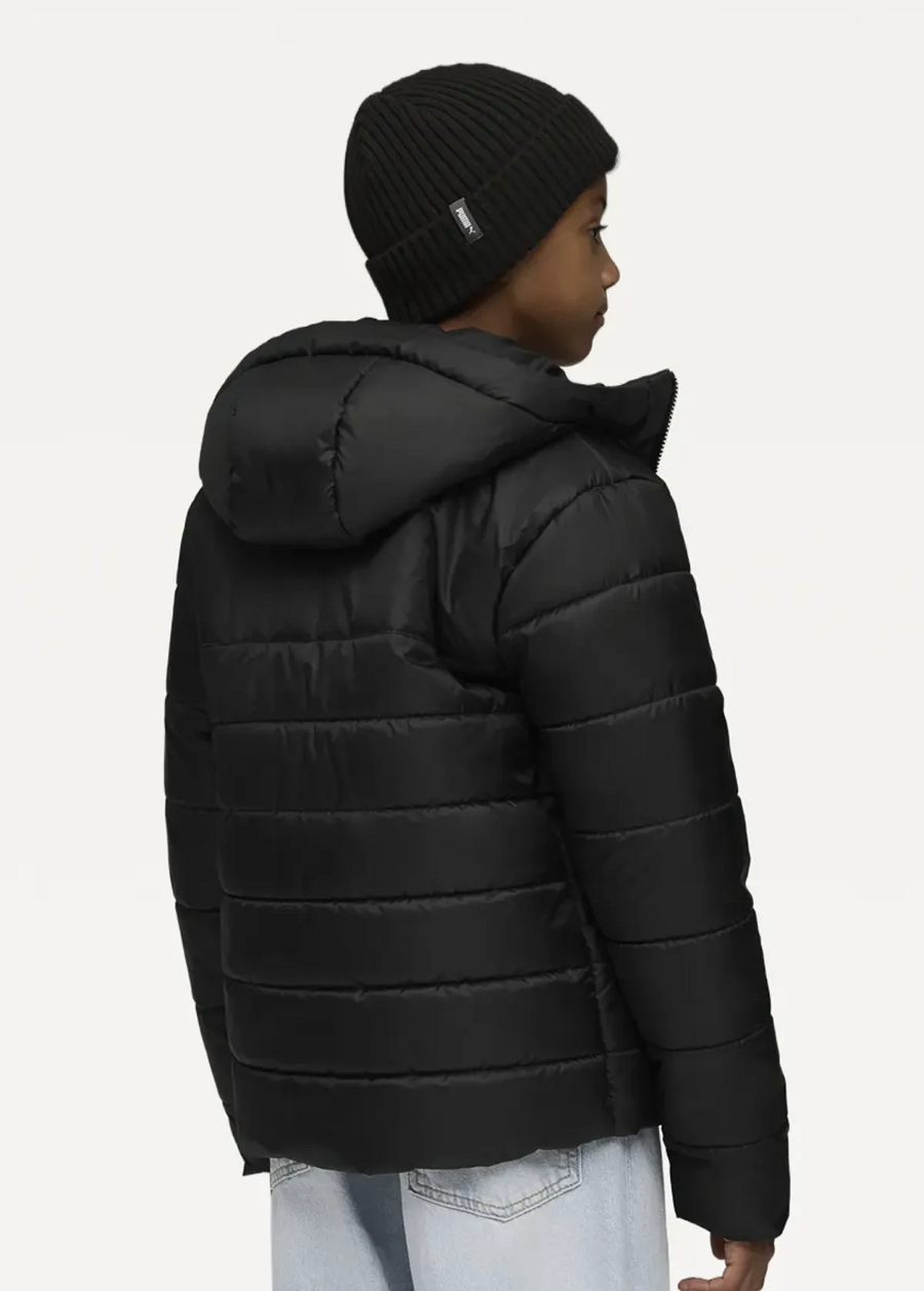 Куртка дитяча PUMA ESS Hooded Unisex Padded Jacket чорного кольору