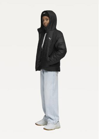 Куртка детская PUMA ESS Hooded Unisex Padded Jacket черного цвета
