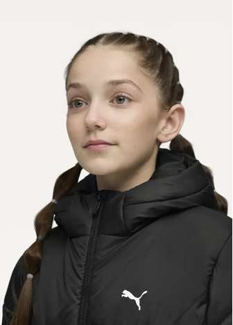 Куртка детская PUMA ESS Hooded Unisex Padded Jacket черного цвета