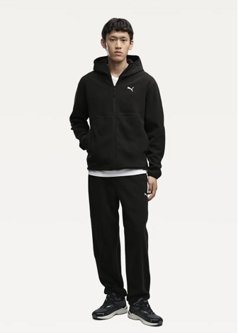 Худи мужское PUMA PUMATECH Full-Zip Hoodie черного цвета