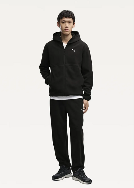Худі чоловіче PUMA PUMATECH Full-Zip Hoodie чорного кольору