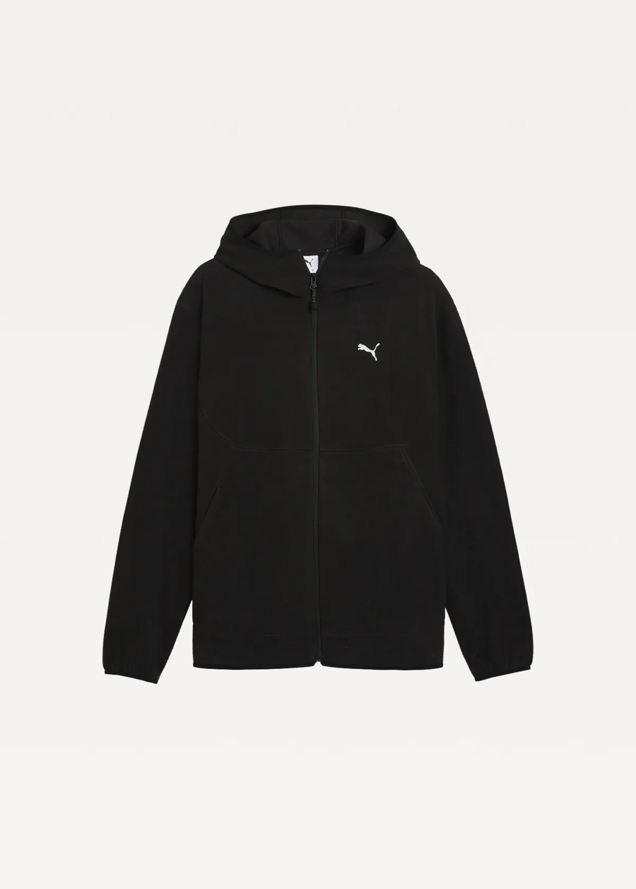 Худі чоловіче PUMA PUMATECH Full-Zip Hoodie чорного кольору