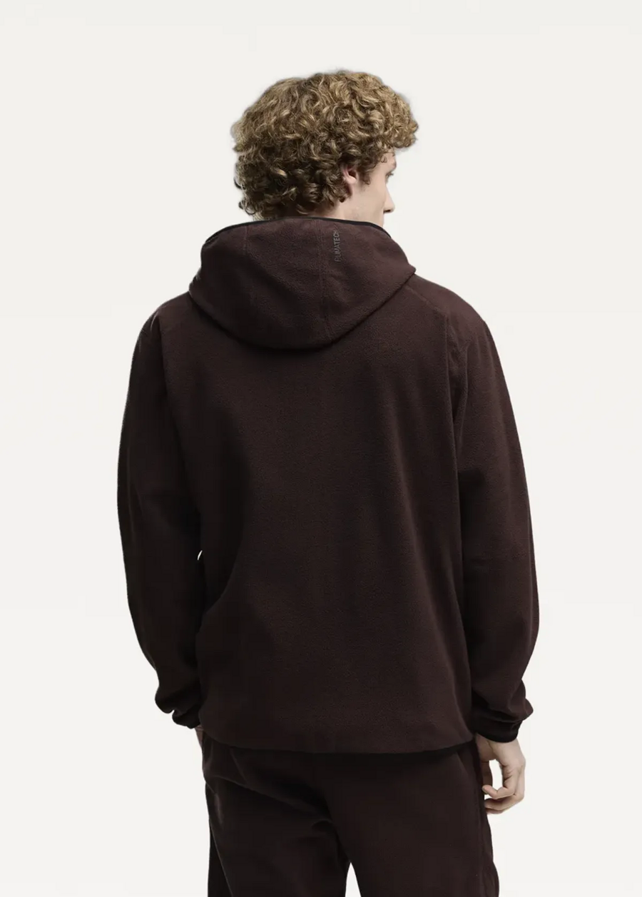 Худі чоловіче PUMA PUMATECH Full-Zip Hoodie Chocolate Fondue