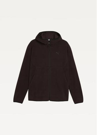 Худи мужское PUMA PUMATECH Full-Zip Hoodie Chocolate Fondue