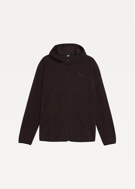 Худі чоловіче PUMA PUMATECH Full-Zip Hoodie Chocolate Fondue