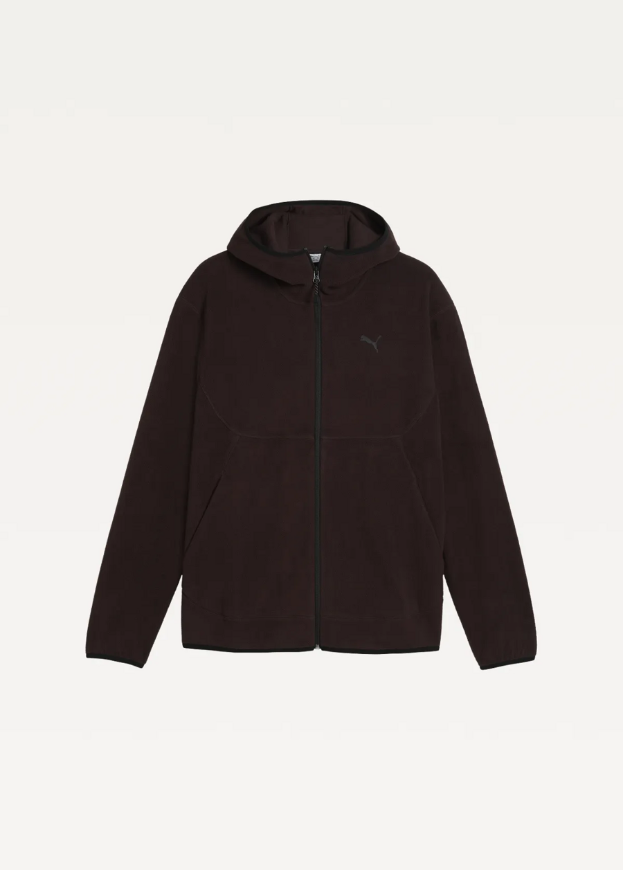 Худі чоловіче PUMA PUMATECH Full-Zip Hoodie Chocolate Fondue