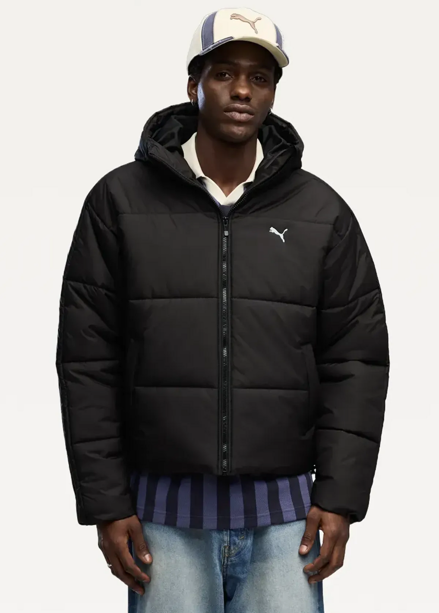 Куртка мужская PUMA ESS Relaxed Padded Jacket M черного цвета