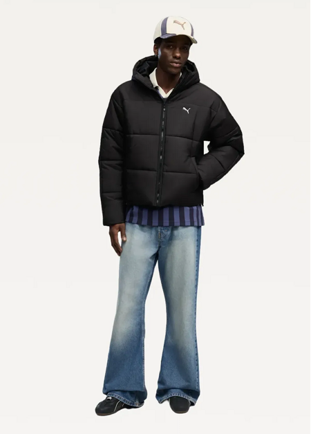 Куртка чоловіча PUMA ESS Relaxed Padded Jacket M чорного кольору
