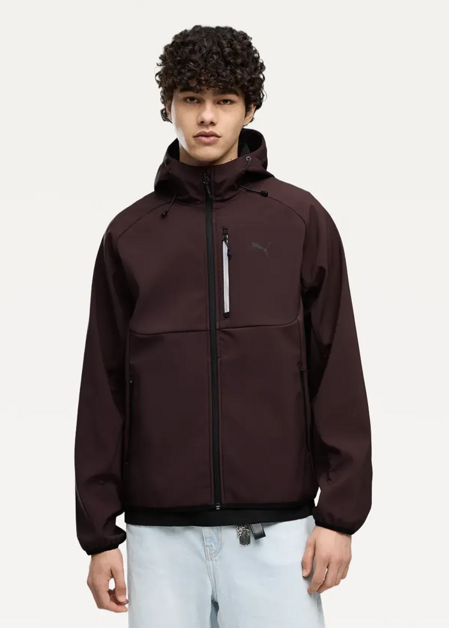 Куртка спортивна чоловіча PUMA PUMATECH Softshell Jacket Chocolate Fondue