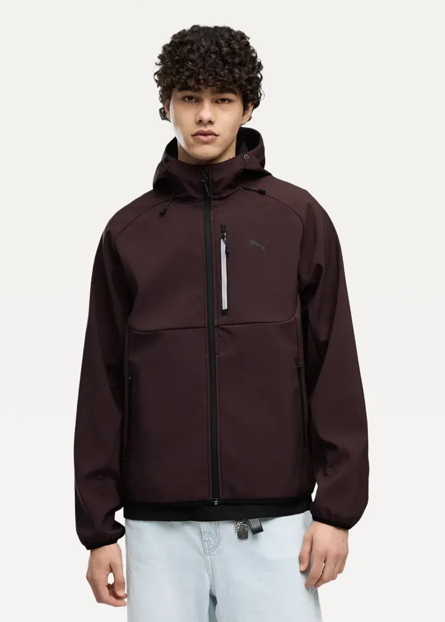 Куртка спортивная мужская PUMA PUMATECH Softshell Jacket Chocolate Fondue
