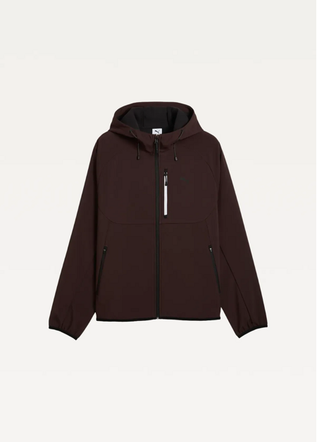 Куртка спортивна чоловіча PUMA PUMATECH Softshell Jacket Chocolate Fondue