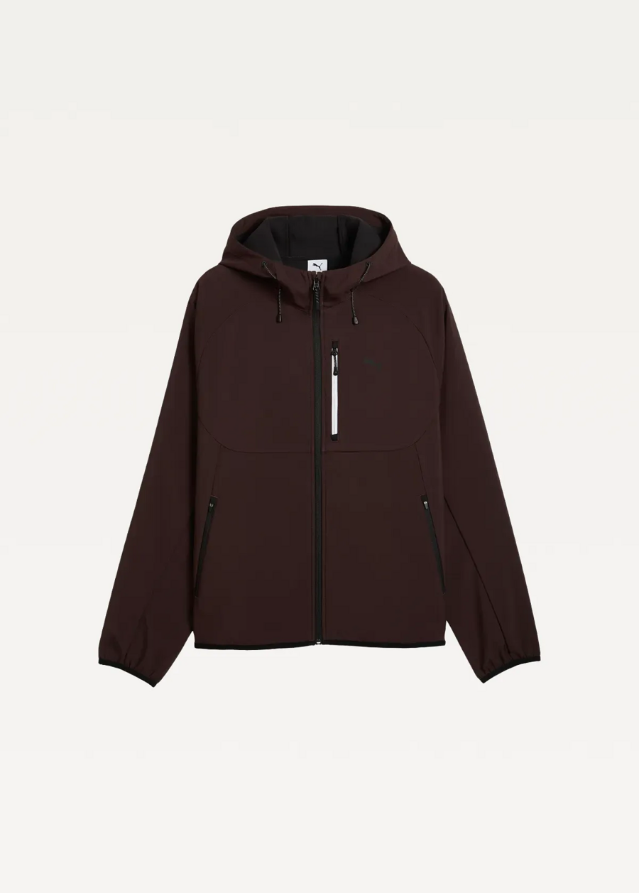 Куртка спортивная мужская PUMA PUMATECH Softshell Jacket Chocolate Fondue