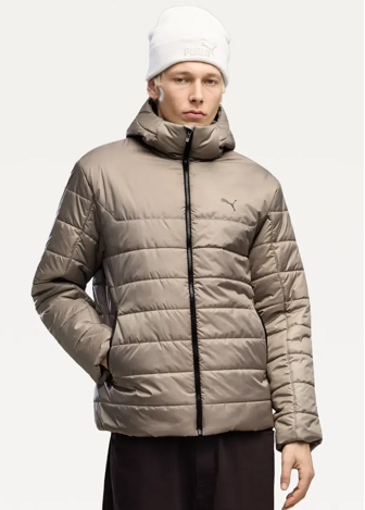 Куртка мужская PUMA ESS Hooded Padded Jacket Mouse Gray